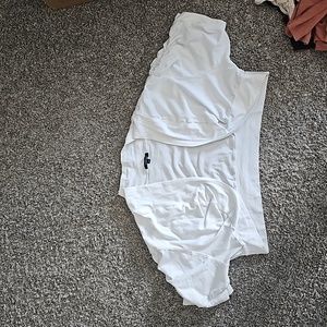 Ambiance White Bolero Shrug 3XL